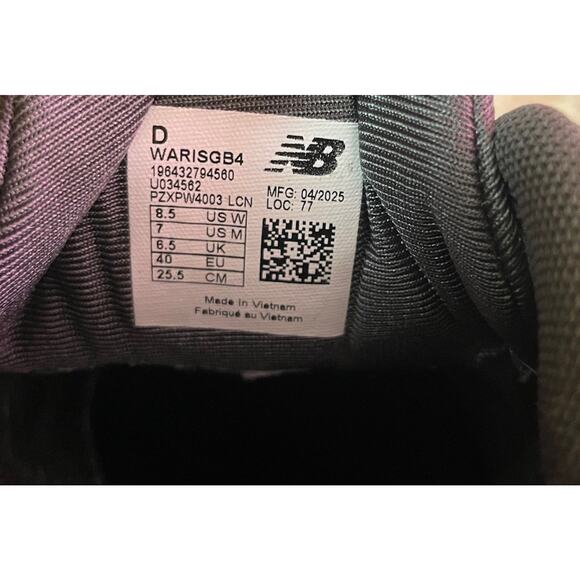 New Balance Fresh Foam Arishi v4 GTX Shoes Womens Sz 8.5 Black Running Sneakers - Picture 10 of 10